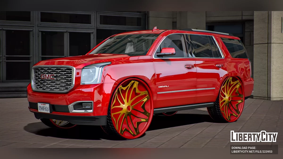 2019 GMC Yukon Donk على عوامات / جي تي أي 5
