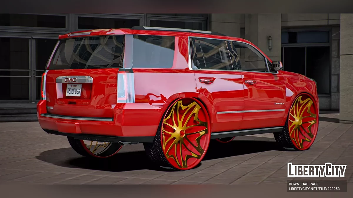 2019 GMC Yukon Donk على عوامات / جي تي أي 5