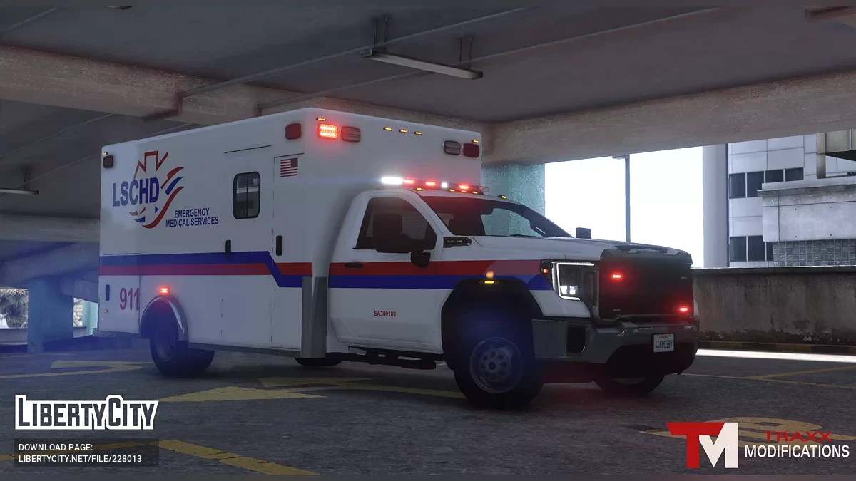 2024 GMC Sierra 3500HD Ambulance / GTA 5