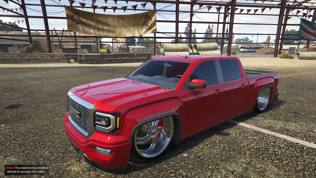 Slammed 4 Door GMC Sierra / GTA 5