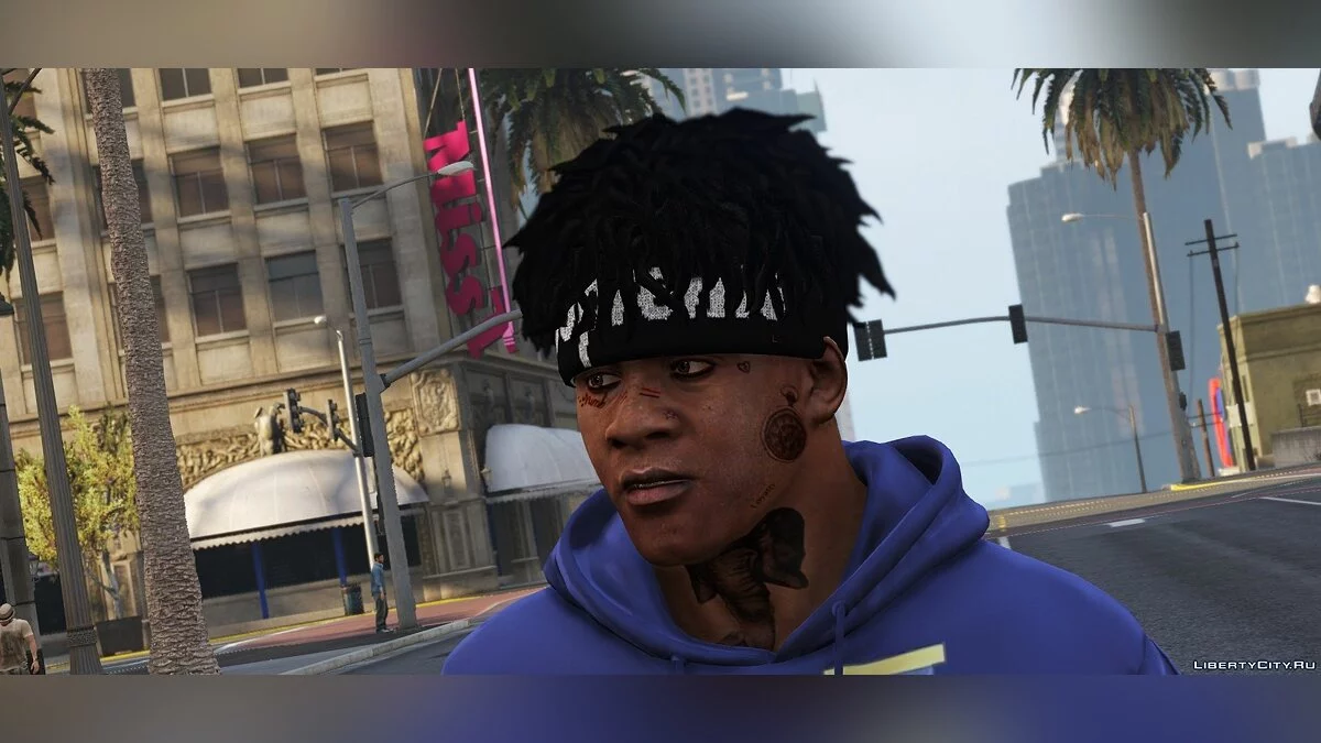 Bandana untuk Franklin SUPREME X NEW ERA / GTA 5