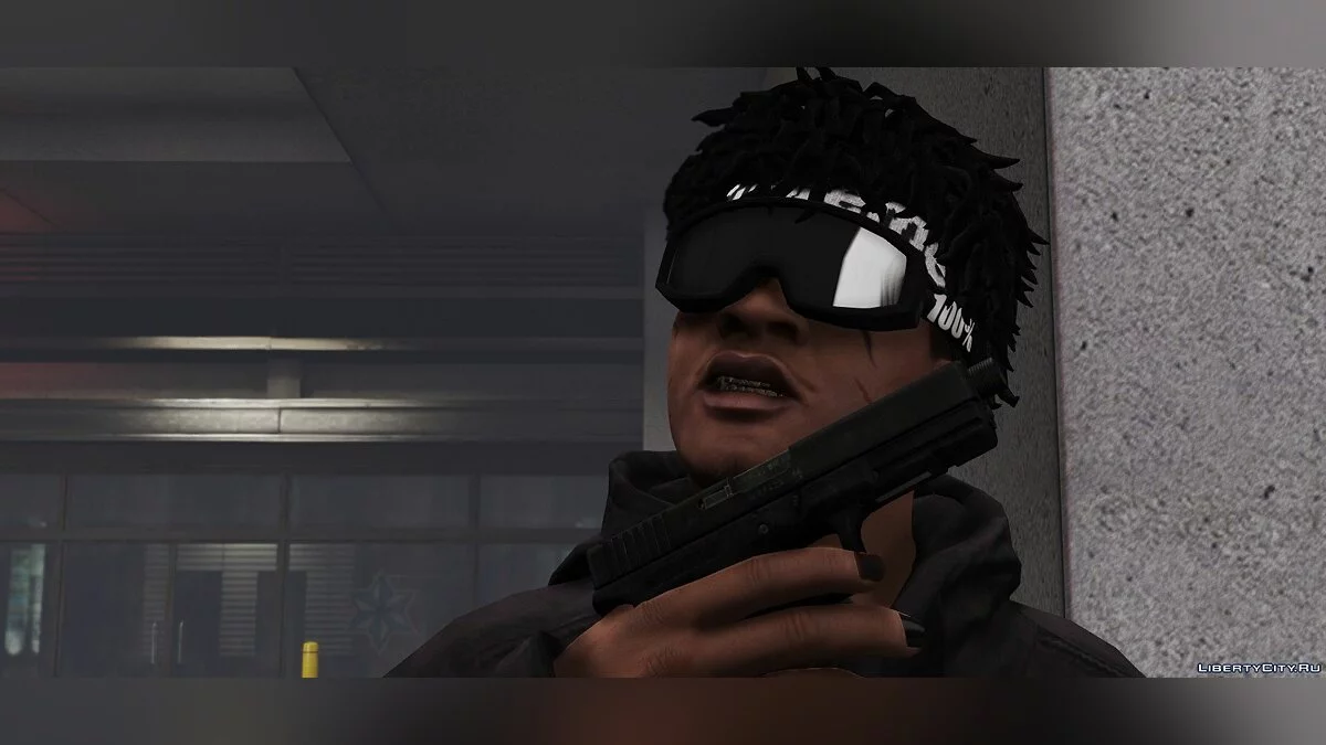 Bandana untuk Franklin SUPREME X NEW ERA / GTA 5