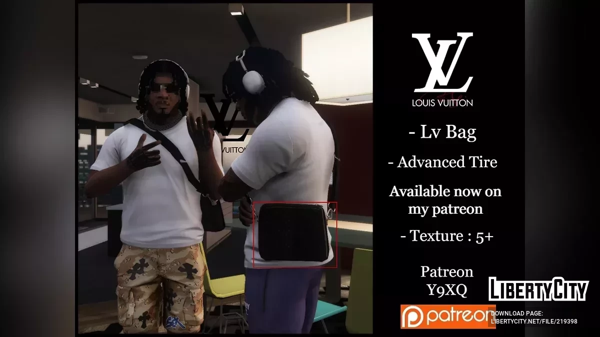 Chapeaux AMIRI pour Franklin / GTA 5