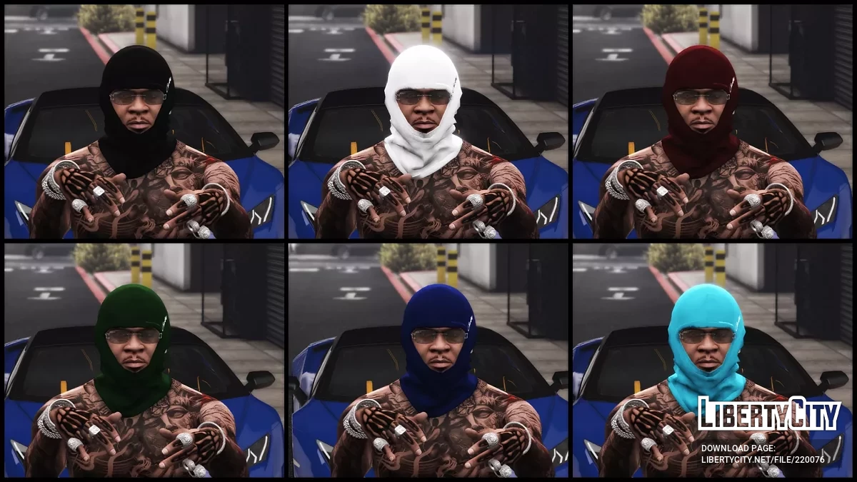 Zestaw Masek Narciarskich Crtz dla Franklina / GTA 5