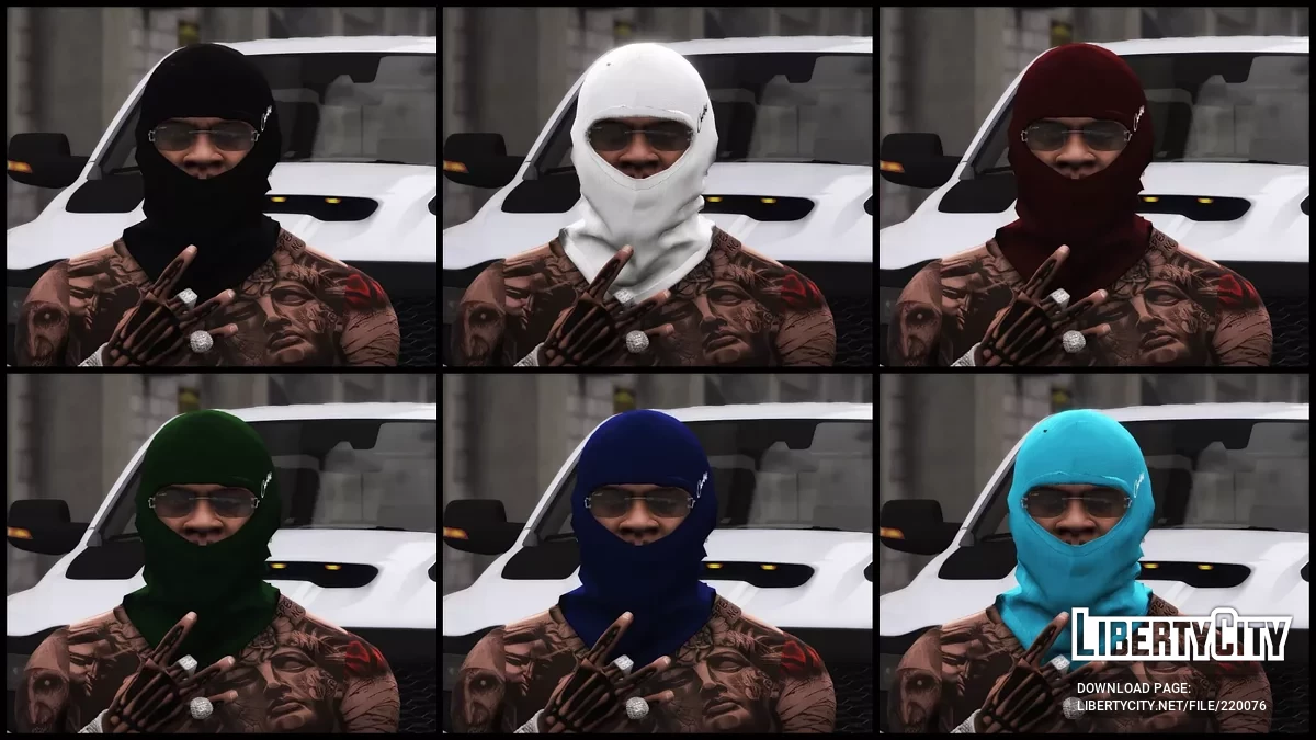 Zestaw Masek Narciarskich Crtz dla Franklina / GTA 5