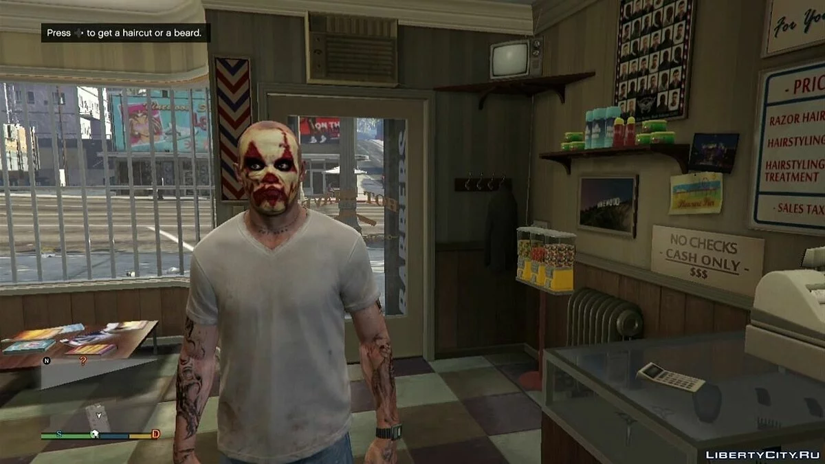 Clown Horror Face v1.0 / GTA 5