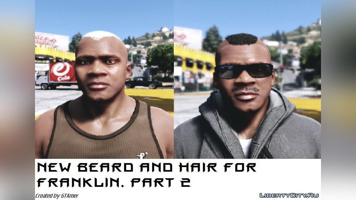 New Beard for Franklin (Swap) + Extra Dark Sunglasses - GTA5-Mods.com