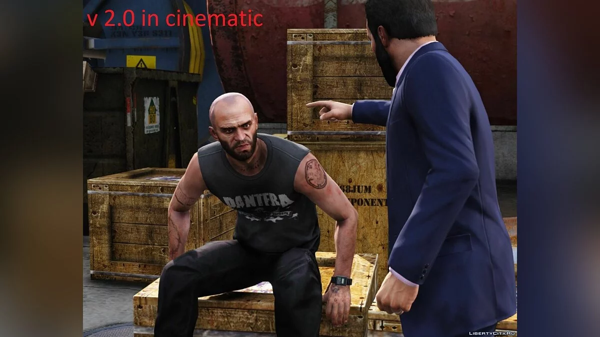 Better T Face, tangan, jenggot 5-d & potongan rambut 2.0 / GTA 5