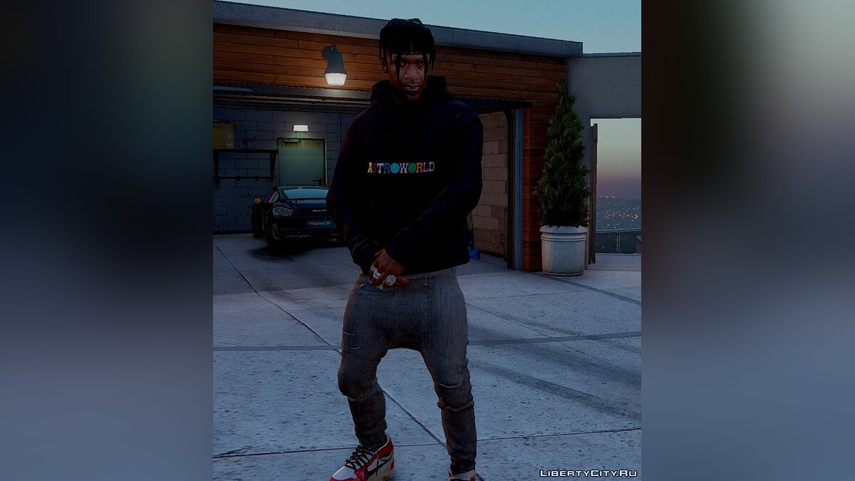 Download Travis Scott Braids For Franklin 1.0 for GTA 5