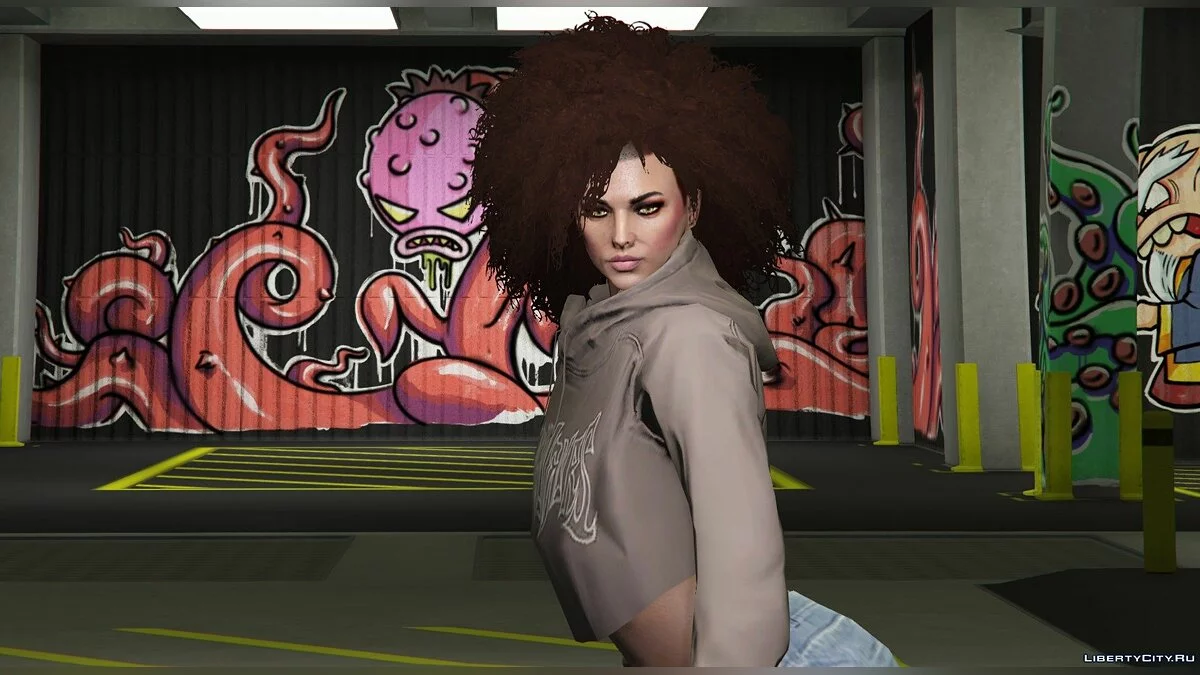 "Big Afro" Hairstyle for Female Character / GTA 5