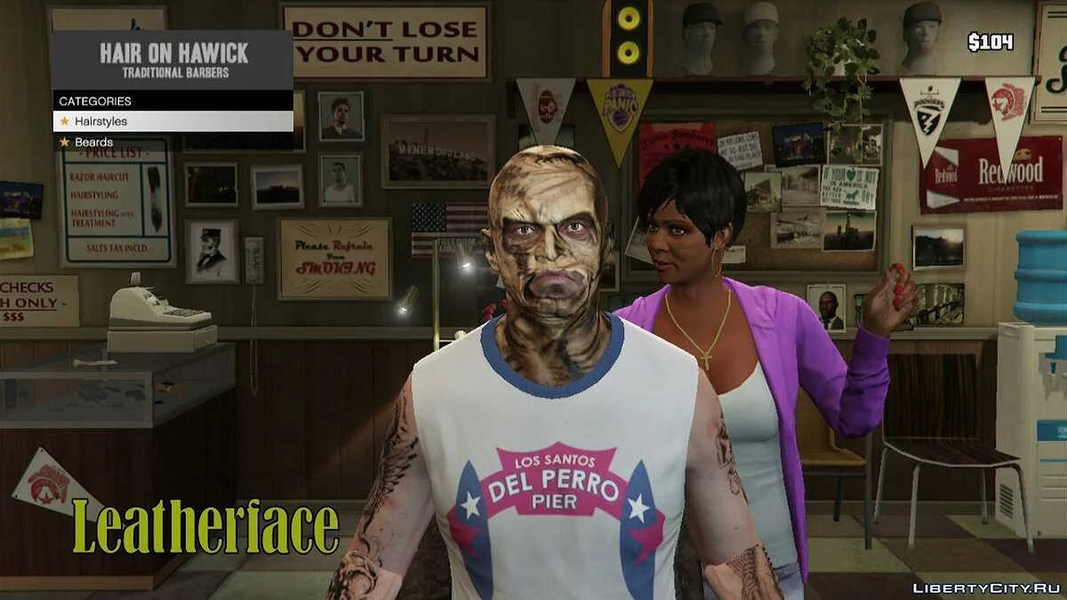 Wajah Menyeramkan untuk Trevor 1.1 / GTA 5