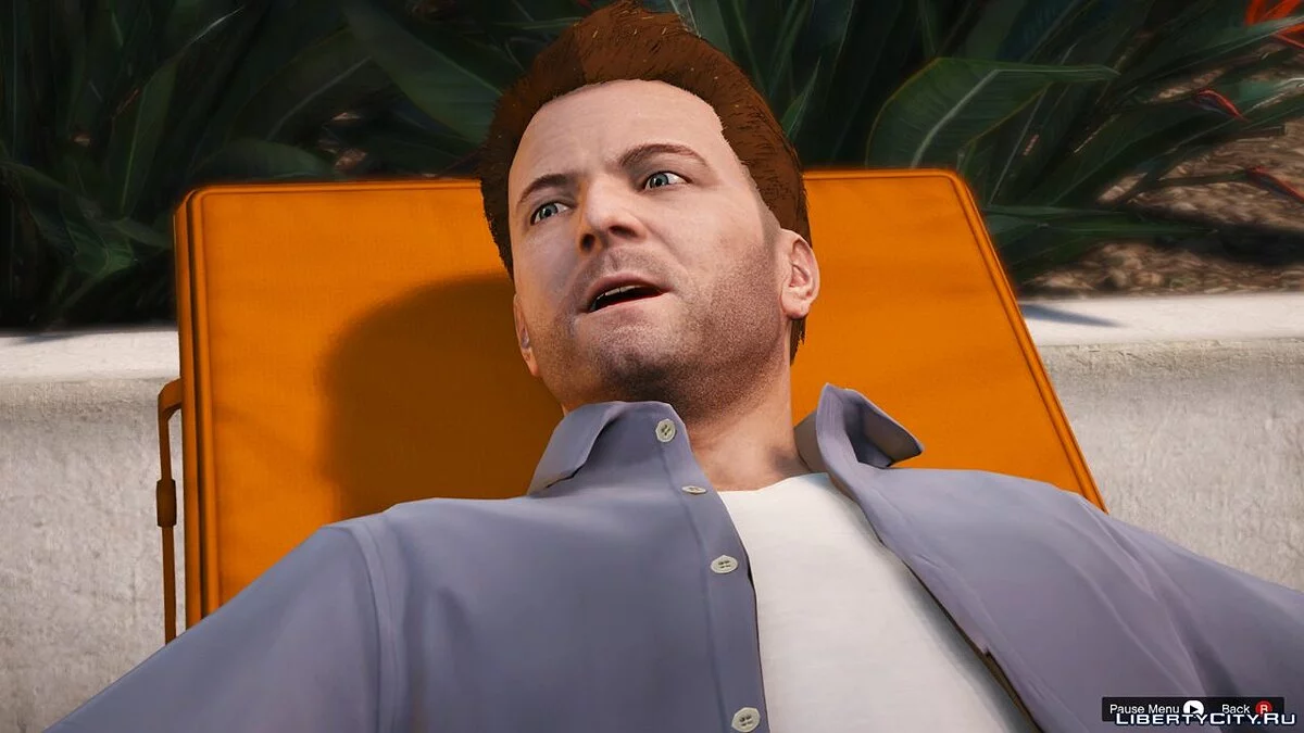 Rosto mais jovem de Michael / GTA 5