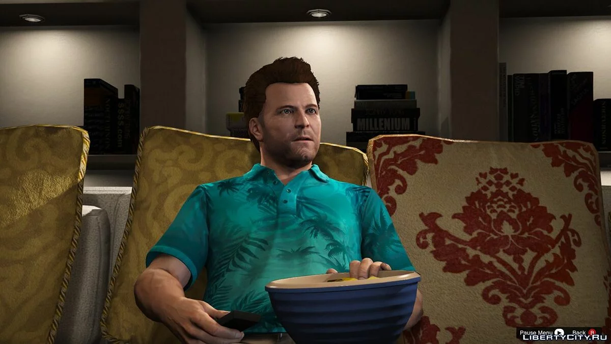 Rosto mais jovem de Michael / GTA 5