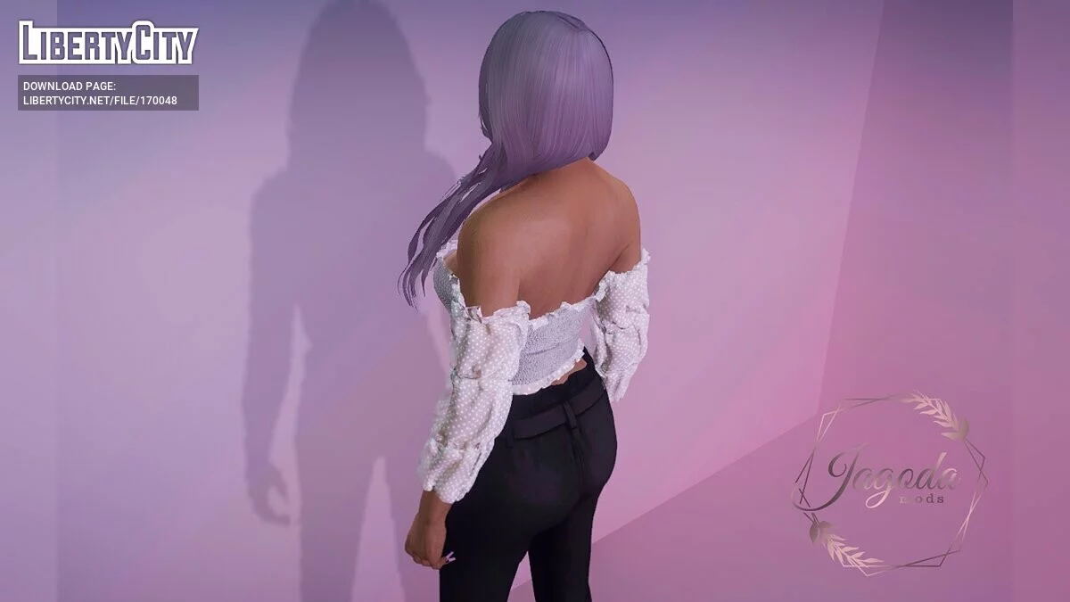 Curly hairstyle for MP Female / GTA 5