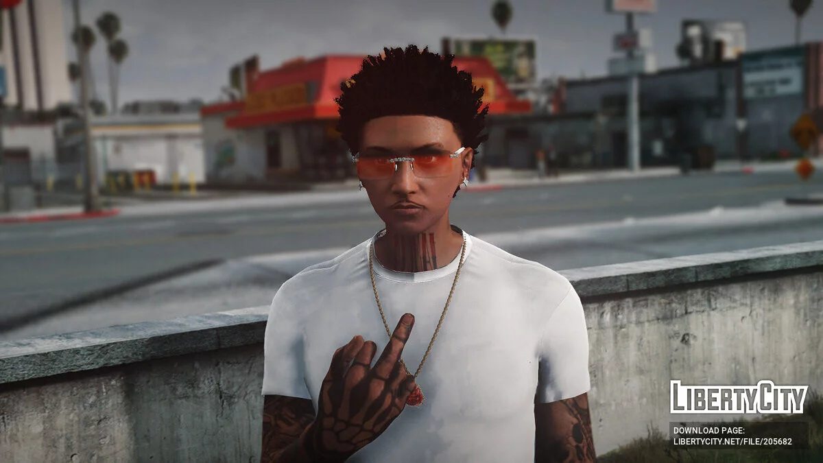 Short Messy Afro / GTA 5