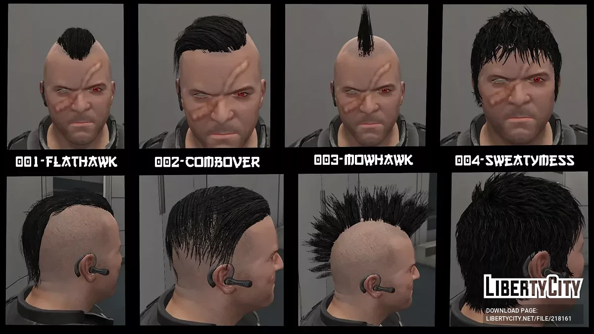 Get Hairy - Nouvelles coiffures pour les héros / GTA 5