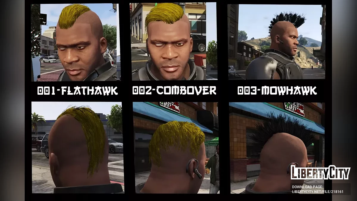 Get Hairy - Nouvelles coiffures pour les héros / GTA 5