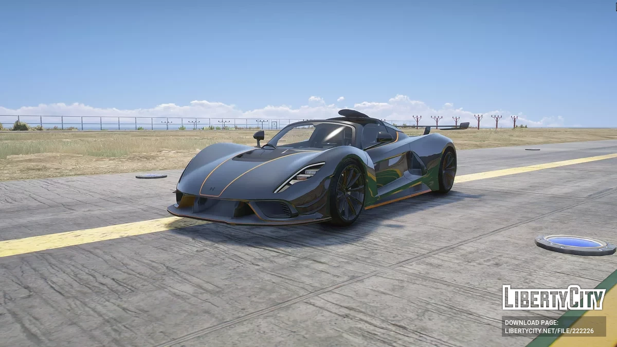 Hennessey Venom F5 Revolution Roadster v1.0 / GTA 5