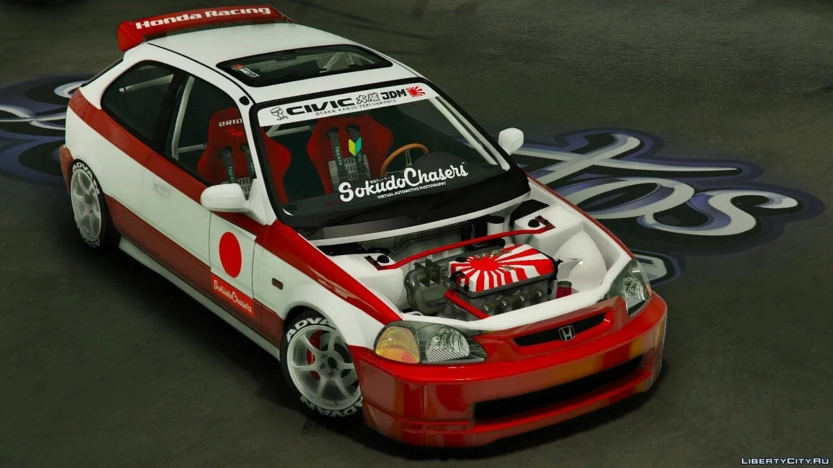 Honda Civic EK9 Kanjo Edition [Tuning | Vorlage] 1.1 / GTA 5