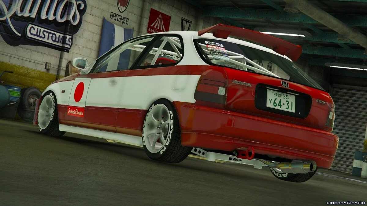 Honda Civic EK9 Kanjo Edition [Tuning | Vorlage] 1.1 / GTA 5