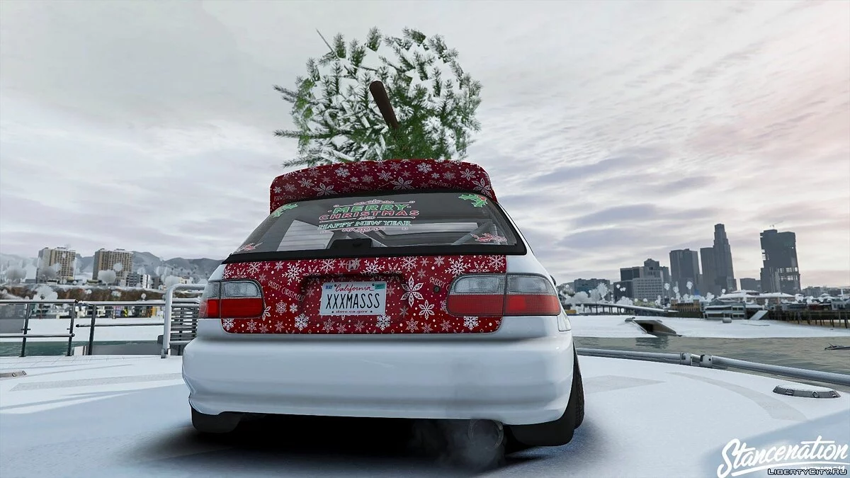 Honda Civic EG6 Різдвяне видання 1.0 / GTA 5