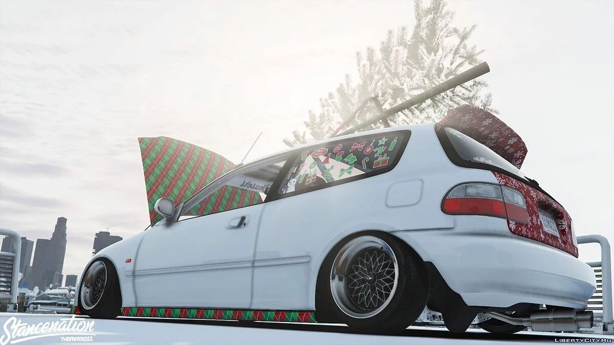 Honda Civic EG6 Різдвяне видання 1.0 / GTA 5