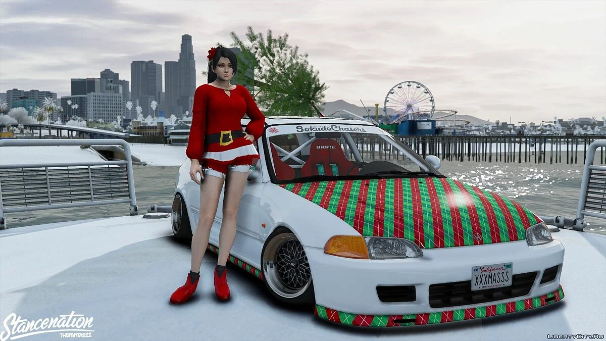 Honda Civic EG6 Різдвяне видання 1.0 / GTA 5