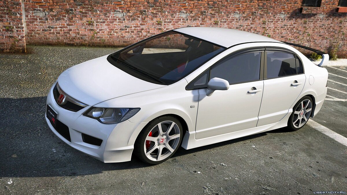 Honda Civic 8 белая