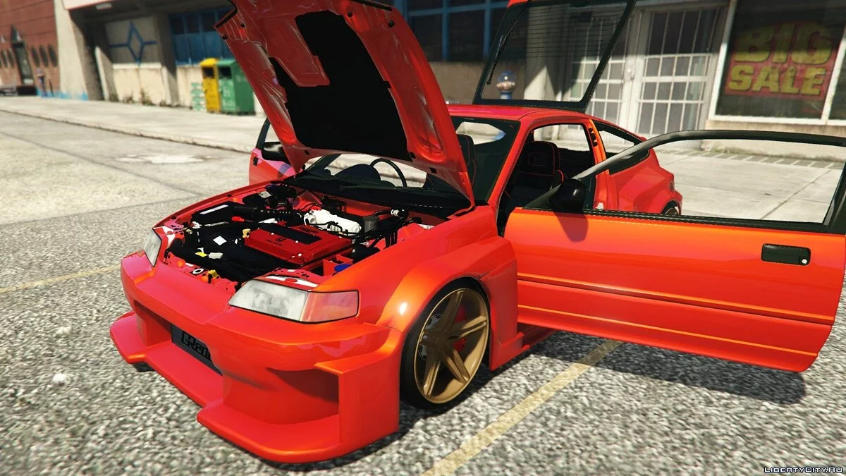 1991本田CRX SiR宽体[附加] 1.0 / GTA 5