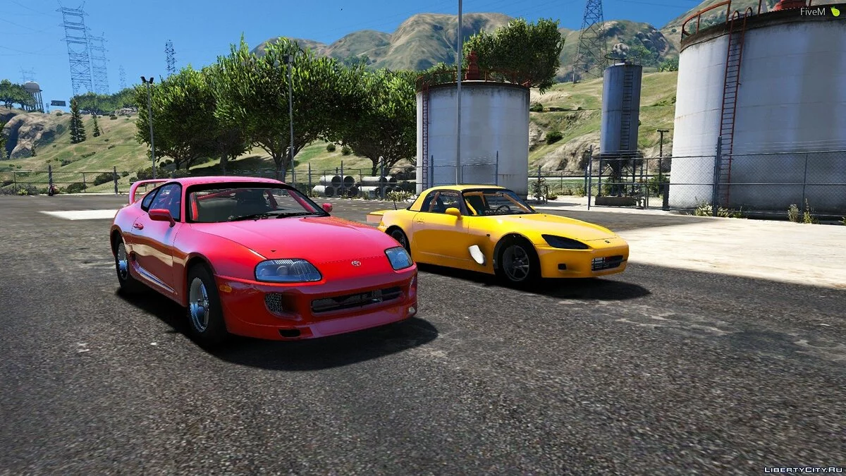 本田S2000 - 拖曳赛车 / GTA 5