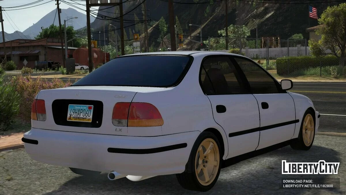 1996-2000 Хонда Сівік LX 4дверний US-версія v2.0 / GTA 5
