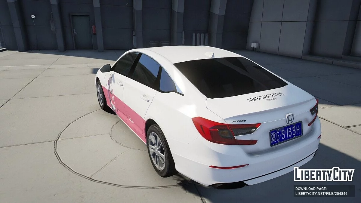 2018 Honda Accord Arknights itasha 明日方舟痛车 v0.2 / GTA 5
