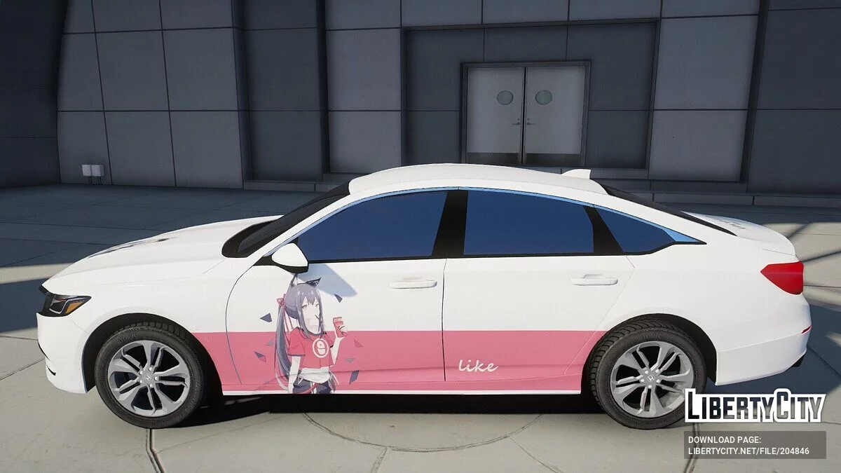 2018 Honda Accord Arknights itasha 明日方舟痛车 v0.2 / GTA 5