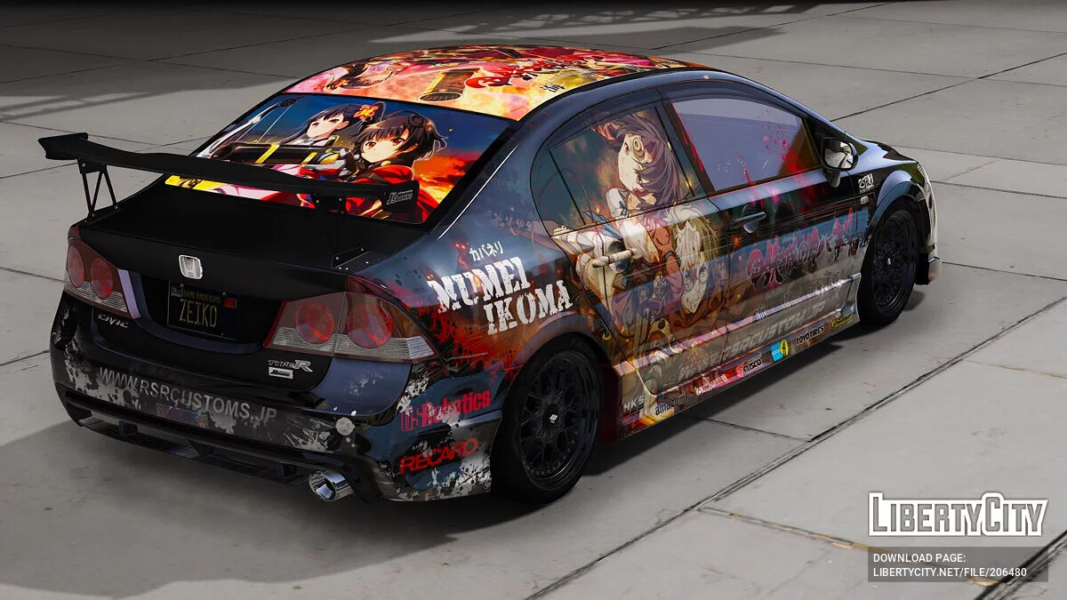 Honda Civic Type-R FD2 Kabaneri / GTA 5