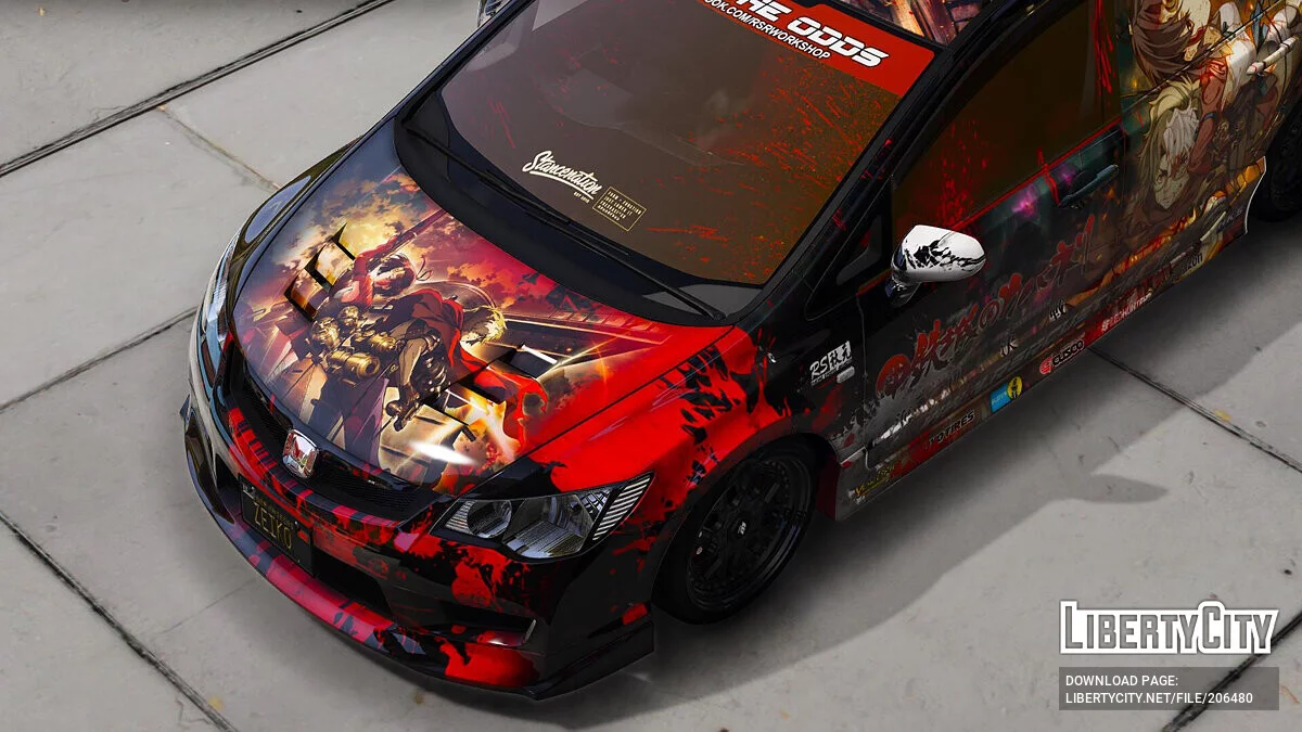 Honda Civic Type-R FD2 Kabaneri / GTA 5