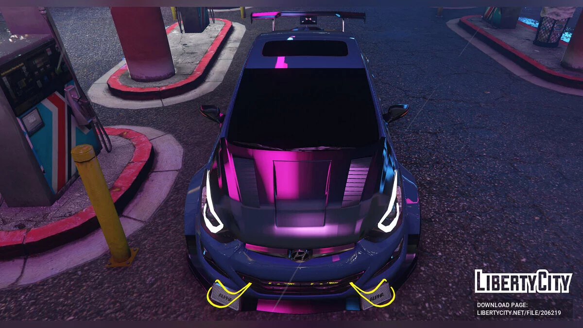 Hyundai Elantra Widebody Custom / GTA 5