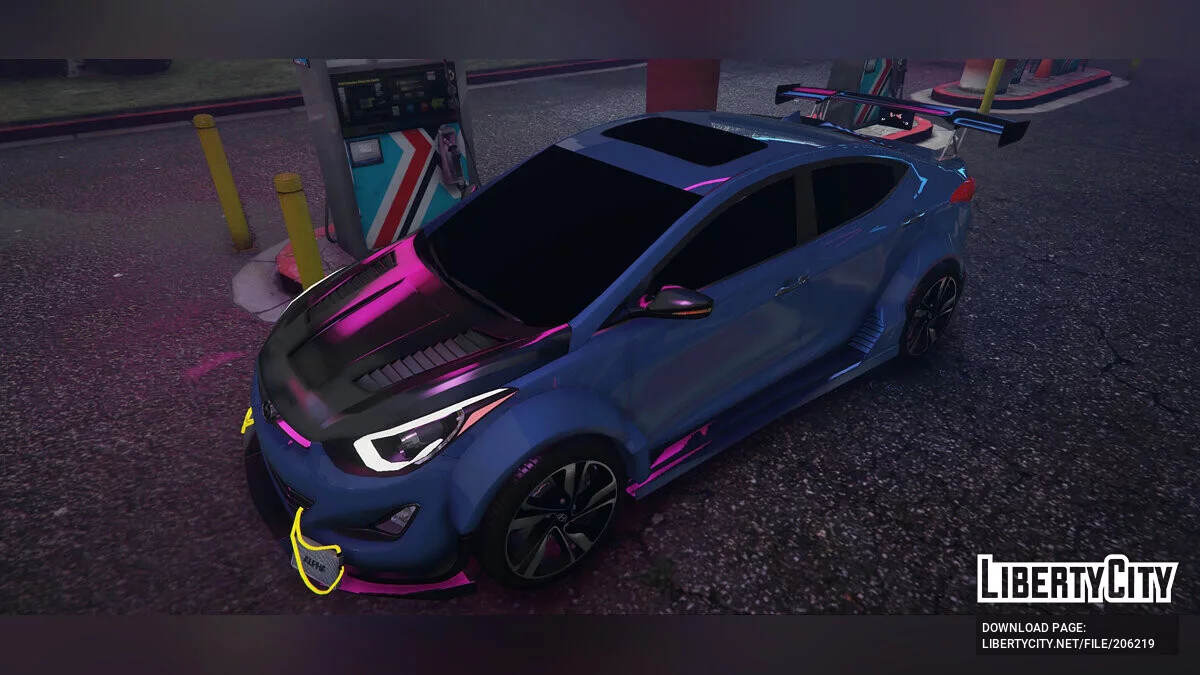 Hyundai Elantra Widebody Custom / GTA 5