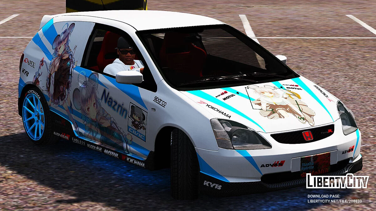 Honda Civic Type-R EP3 Itasha Nazrin / GTA 5