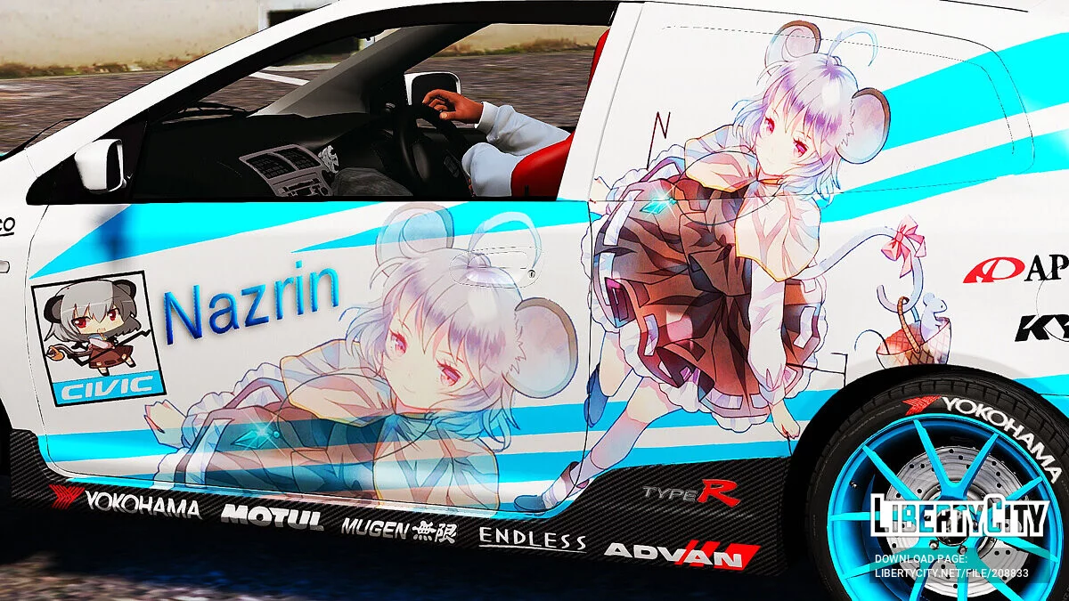 Honda Civic Type-R EP3 Itasha Nazrin / GTA 5