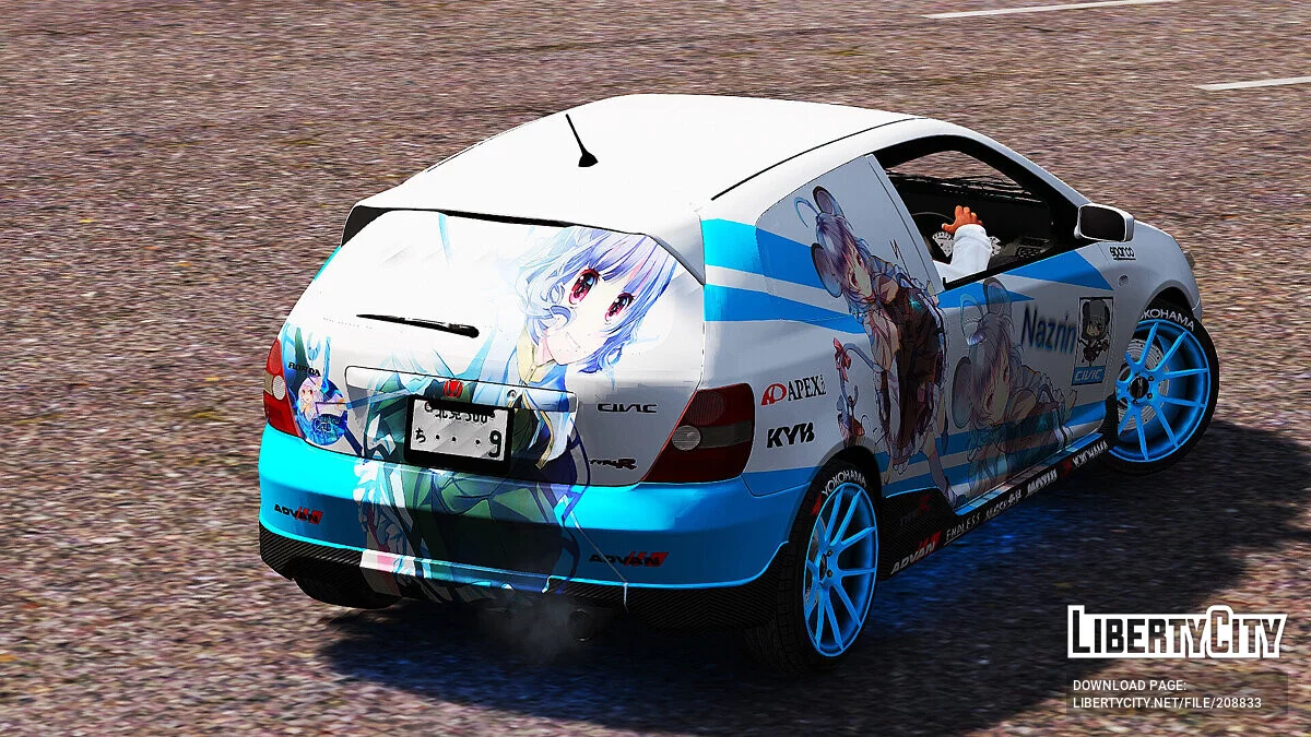 Honda Civic Type-R EP3 Itasha Nazrin / GTA 5