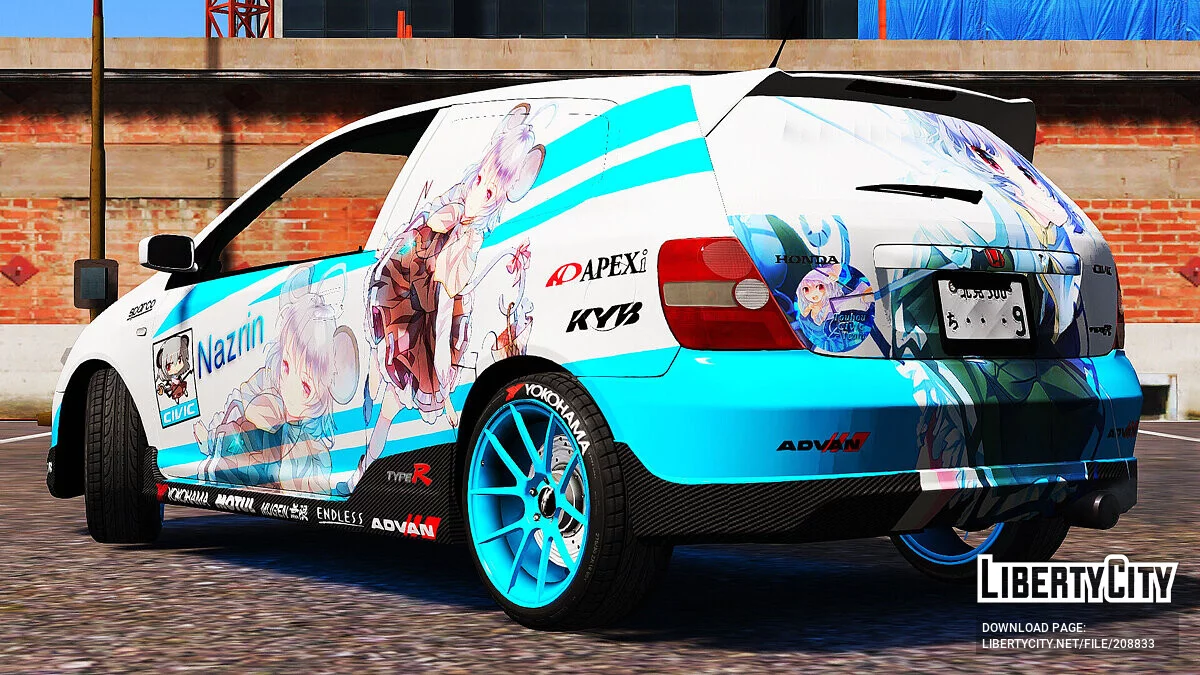 Honda Civic Type-R EP3 Itasha Nazrin / GTA 5
