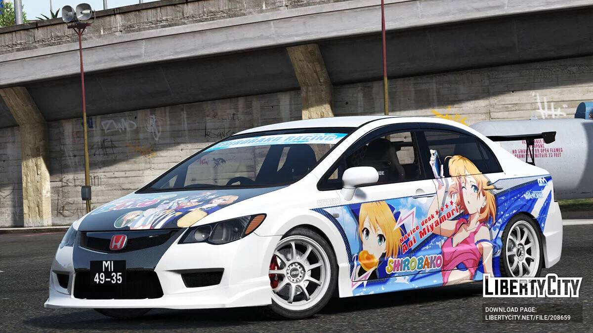 Honda Civic Type-R FD2 SHIROBAKO / GTA 5