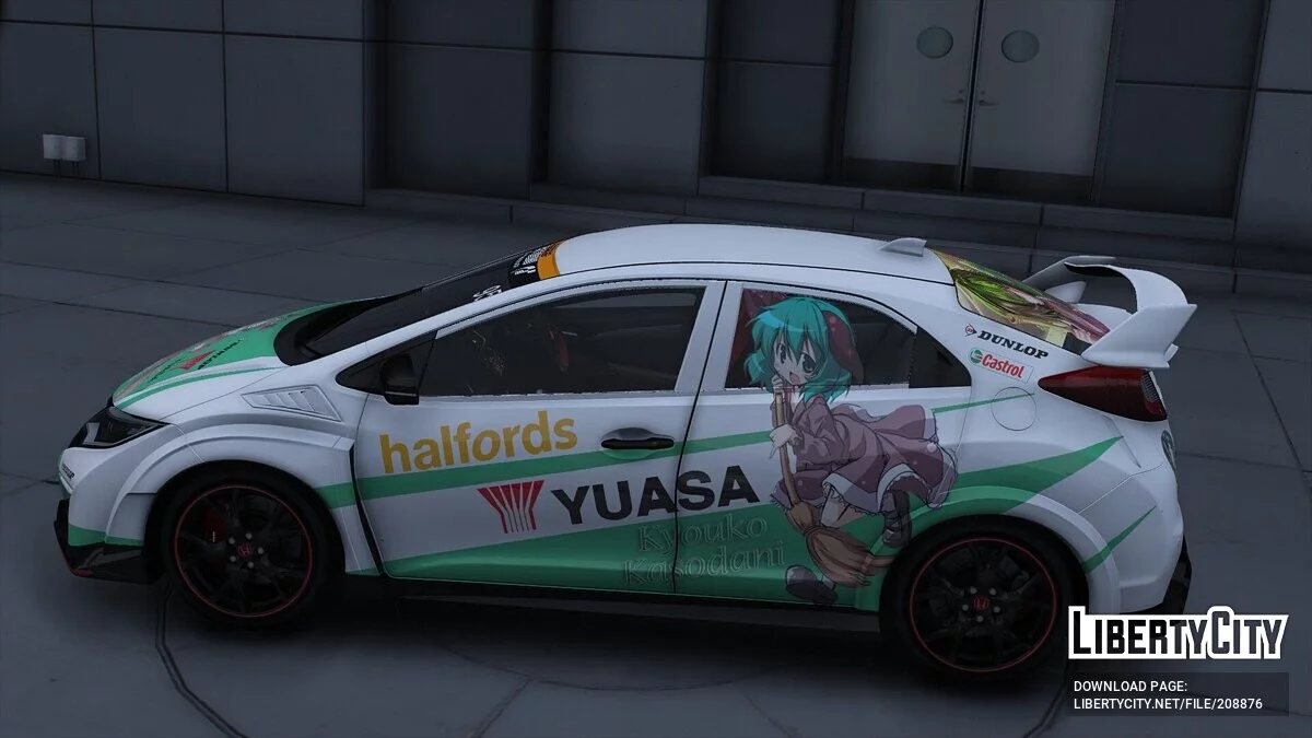 Honda Civic Type R FK2 Itasha Kyouko Kasodani / GTA 5