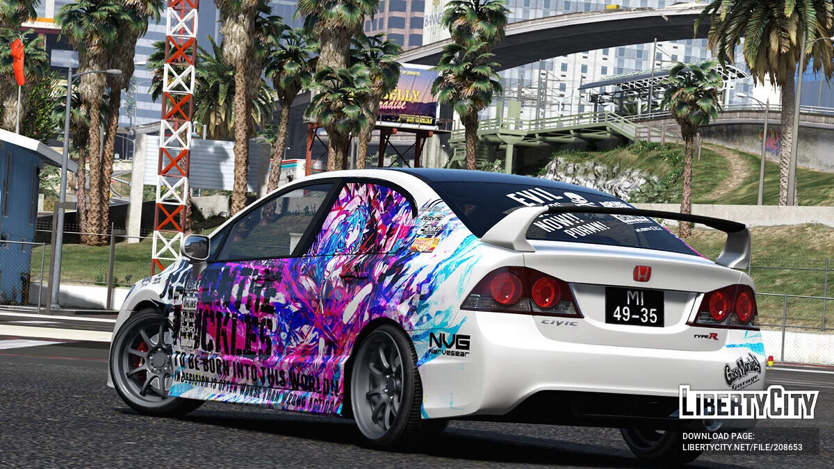 Honda Civic Type-R(FD2) Toho Project / GTA 5