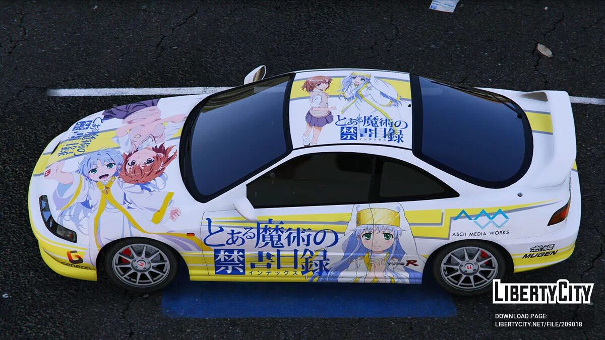 Honda Integra Type-R (DC2) Toaru Majutsu no Index / GTA 5