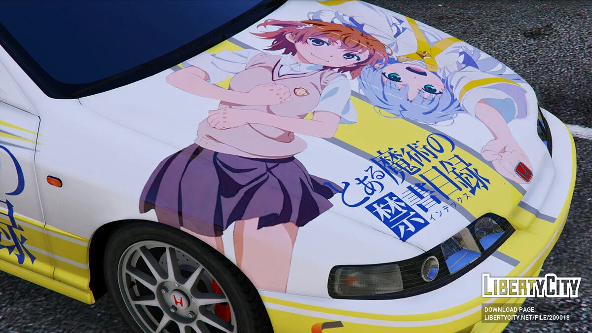 Honda Integra Type-R (DC2) Toaru Majutsu no Index / GTA 5