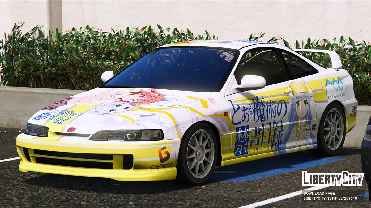 Honda Integra Type-R (DC2) Toaru Majutsu no Index / GTA 5