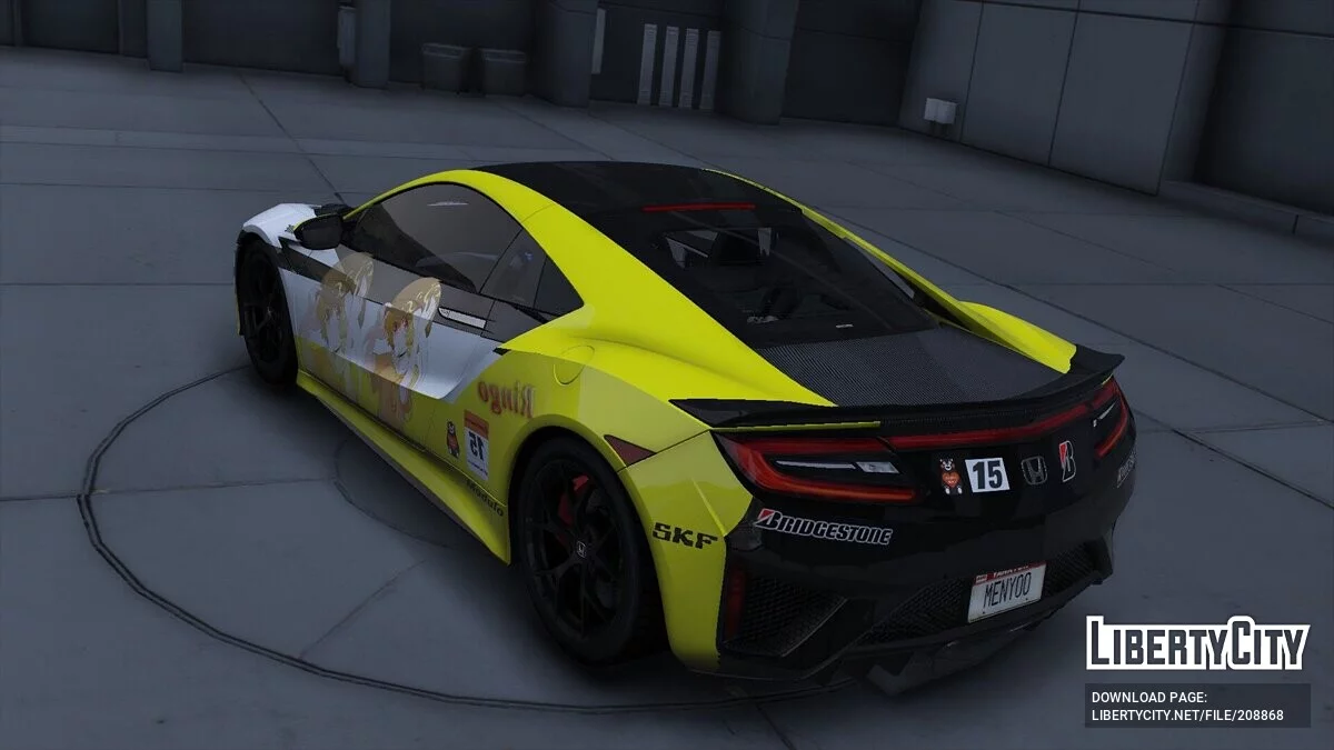 Honda NSX Itasha Ringo / GTA 5