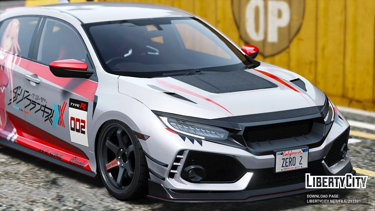 Honda Civic Type R FK8 Zero 2 (ゼロツー 痛車) / GTA 5