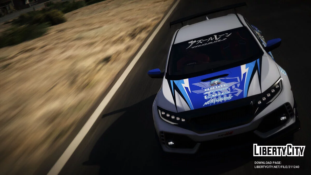 Honda Civic Type-R HARDRACE | Azur Lane - USS Helena / GTA 5